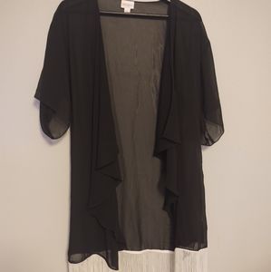 LuLaRoe sheer cardigan